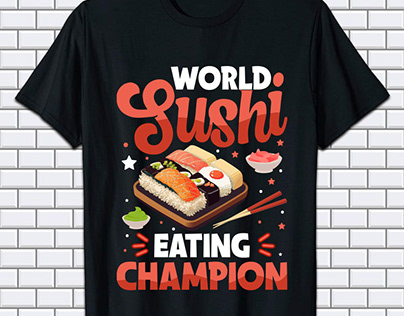 Sushi T-Shirt Design