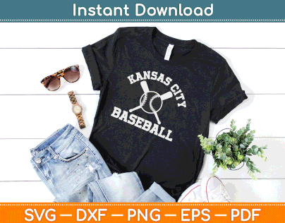 Kansas City Baseball Svg Design