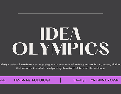 IDEA OLYMPICS : Prompt challenge facilitation