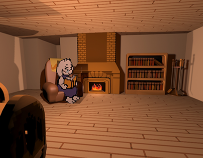 Undertale - Toriel's Living Room 3D Remake