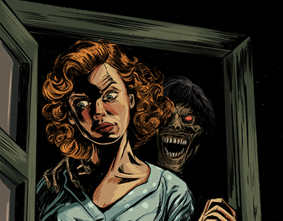 Here Comes the Dead - Horror Authorial Illustration