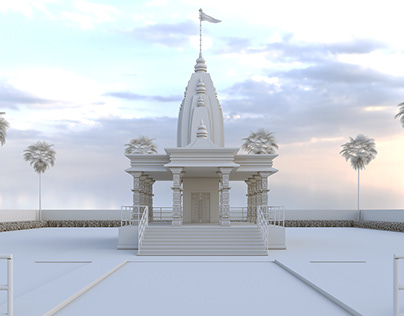 Project thumbnail - indian temple exterior design