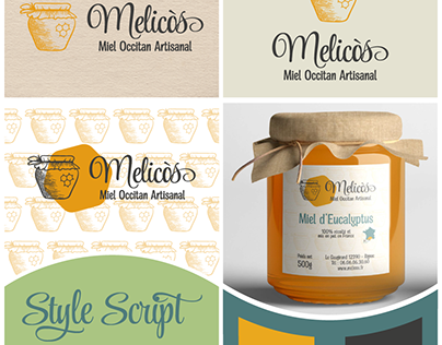 Melicos (miel occitan artisanal) marque fictive