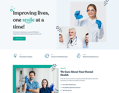 Dental Care Website Template