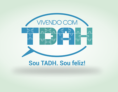 Logotipo para o projeto Vivendo com TDAH