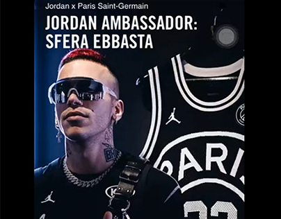 Sfera Ebbasta X Jordan Interview: Nike App Copy