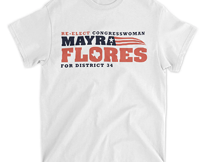 Re-elected congresswoman mayra flores shirt