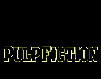 Pulp Fiction Line Art