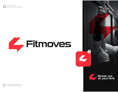 logo, branding, creative, gym, fitness, sports, f logo