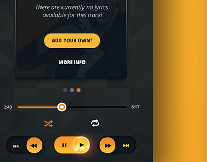 Music App Concept - UI Design
