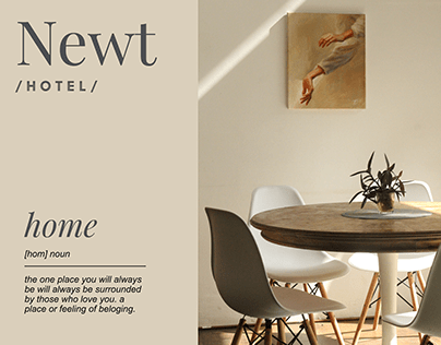 Newt Home Hotel // e-commerce
