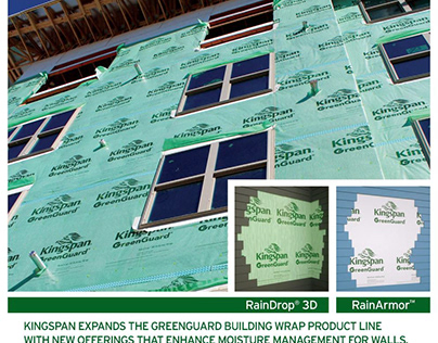 GreenGuard Building Wrap Advertisement