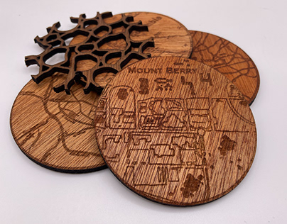 Road Map Coasters