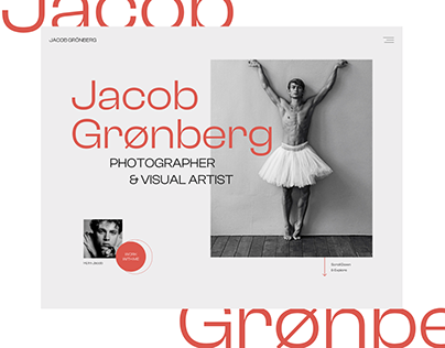 Photograph Webflow Website - Grønberg