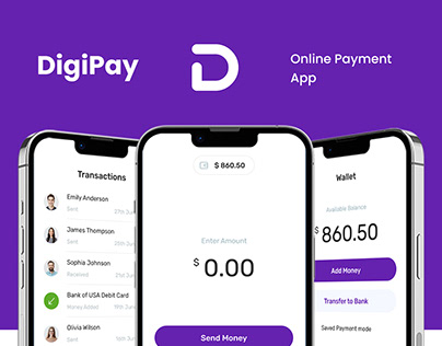 Online payment App | Mobile Wallet App | DigiPay App