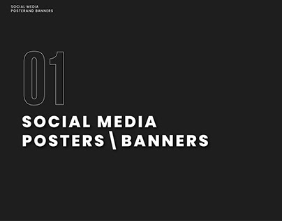 Social Media Poster and banners (Part 1)