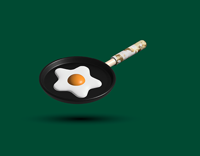 Egg Omelette Fry Pan