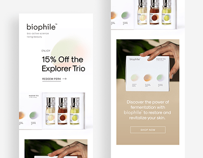 Project thumbnail - Biophile Mailer Templates