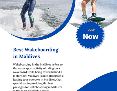 Best Wakeboarding in Maldives