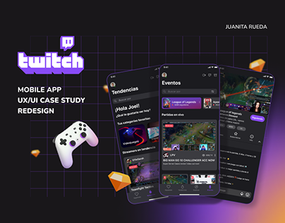 UX/UI Case Study - Twitch Redesign