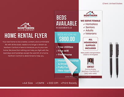 Home Rental Flyer | Real Estate Flyer