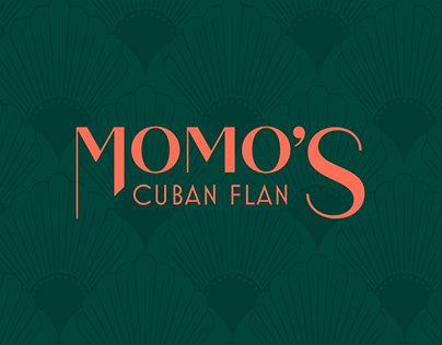 Momo's Cuban Flan Branding