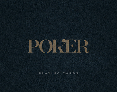 Poker, Playing Card - Typographyc Design