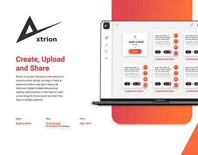 Axtrion Create, Upload and Share