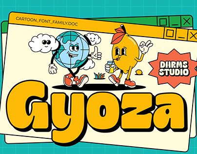 Gyoza - Cartoon Font Family