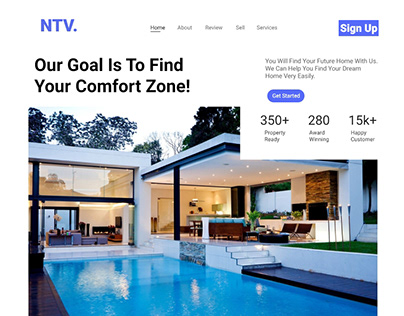 NTV. Building Contract | UI UX design | Web Design