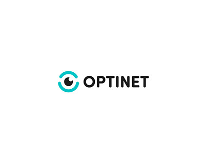 Optinet internet service provider logo design