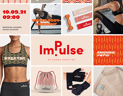 Project thumbnail - ImPulse - Visual Identity for Fitness Brand