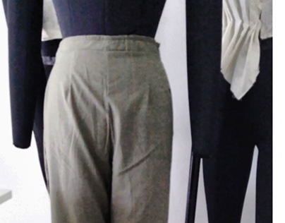 my casual trouser sewing project