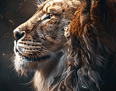 Regal Roar: NFT Majesty of the Lion"