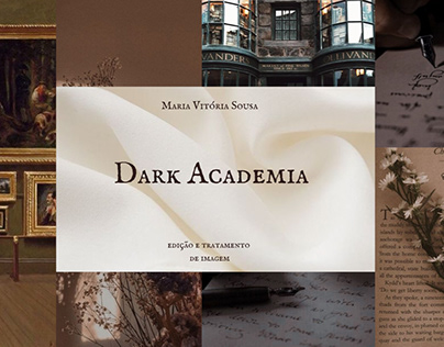 dark academia colagem
