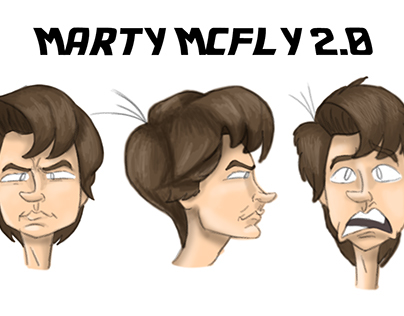 BTTF - Marty Mc Fly modelsheet tests (for fun)