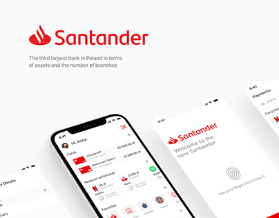 Santander mobile app redesign