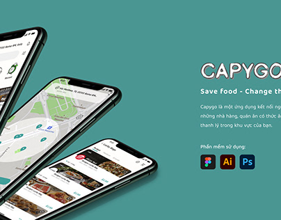 CapyGo | Uxui Case study | Surplus food rescue app
