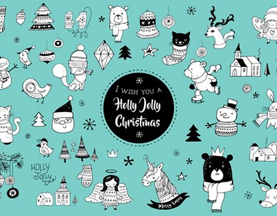 50 FREE Christmas Doodles