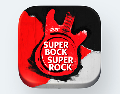 Super Bock Super Rock - App Design