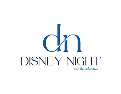 Création D'un logo typographique " DISNEY NIGHT "