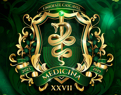 Brasão Logotipo de Turma de Medicina