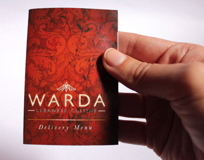 Warda Restaurant | Branding & Print design