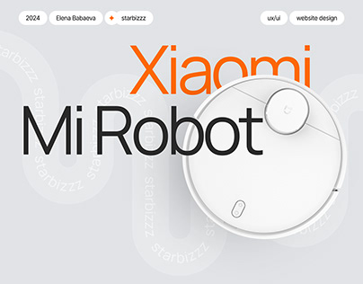 Xiaomi Mi Robot | Promo site, design-concept