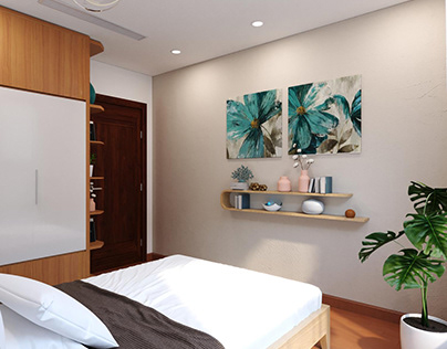 GreenBay Apartment Bedroom - Design by AJL studio