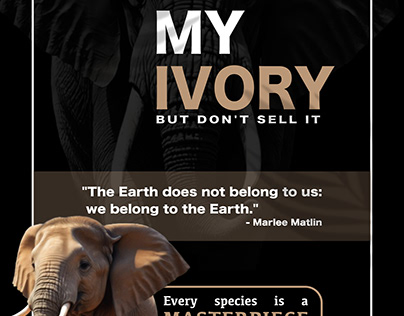 Elephant Extinction Poster