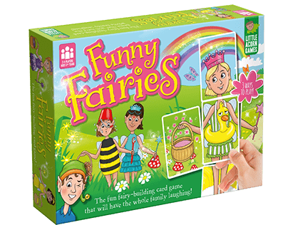 Funny Fairies board game illustrations