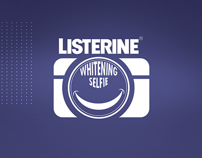 Listerine whitening selfie