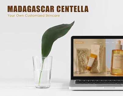 Website Layout Design- Madagascar Centella