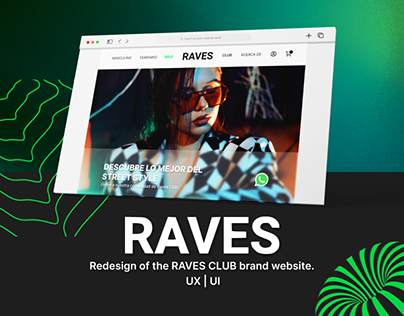 Website Redesign | RAVES CLUB
